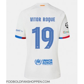 Barcelona Vitor Roque #19 Udebanetrøje 2023-24 Kortærmet